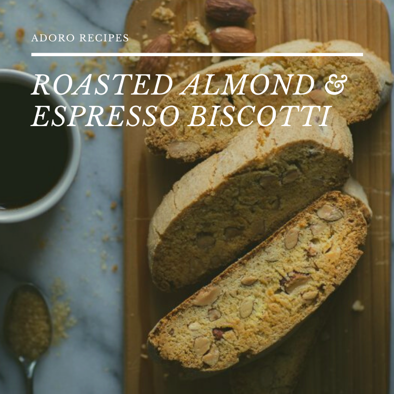 Roasted Almond & Espresso Biscotti – Adoro Olive Oils & Vinegars