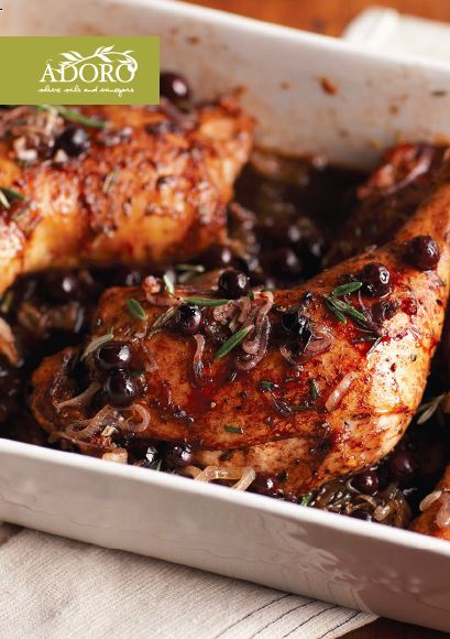 Blueberry Balsamic Glazed Chicken – Adoro Olive Oils & Vinegars