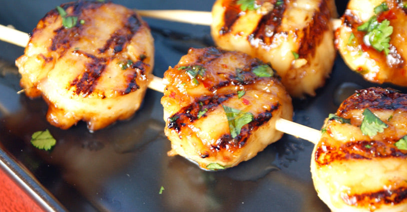 Grilled Scallops
– Adoro Olive Oils & Vinegars