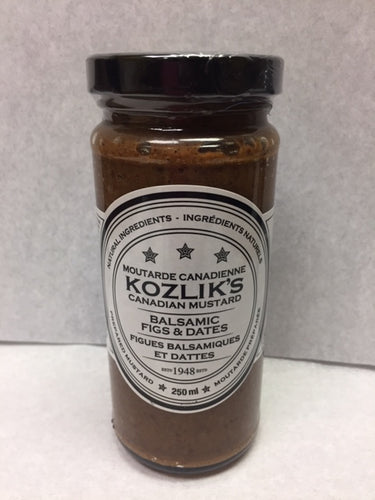 Kozlik's Balsamic Fig & Date Mustard