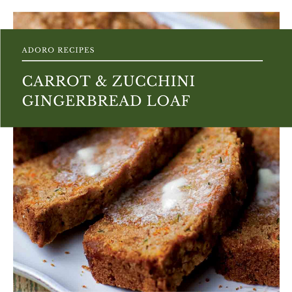 Carrot & Zucchini Gingerbread Loaf