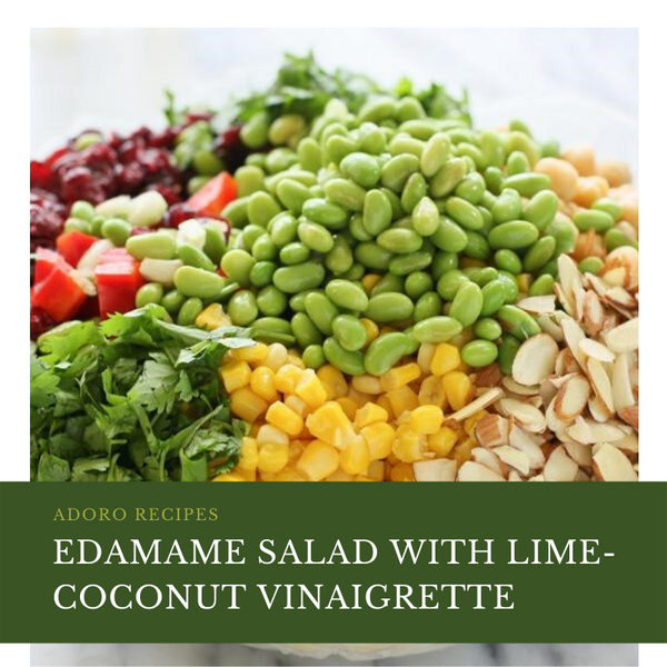 Edamame Salad with Lime-Coconut Vinaigrette
