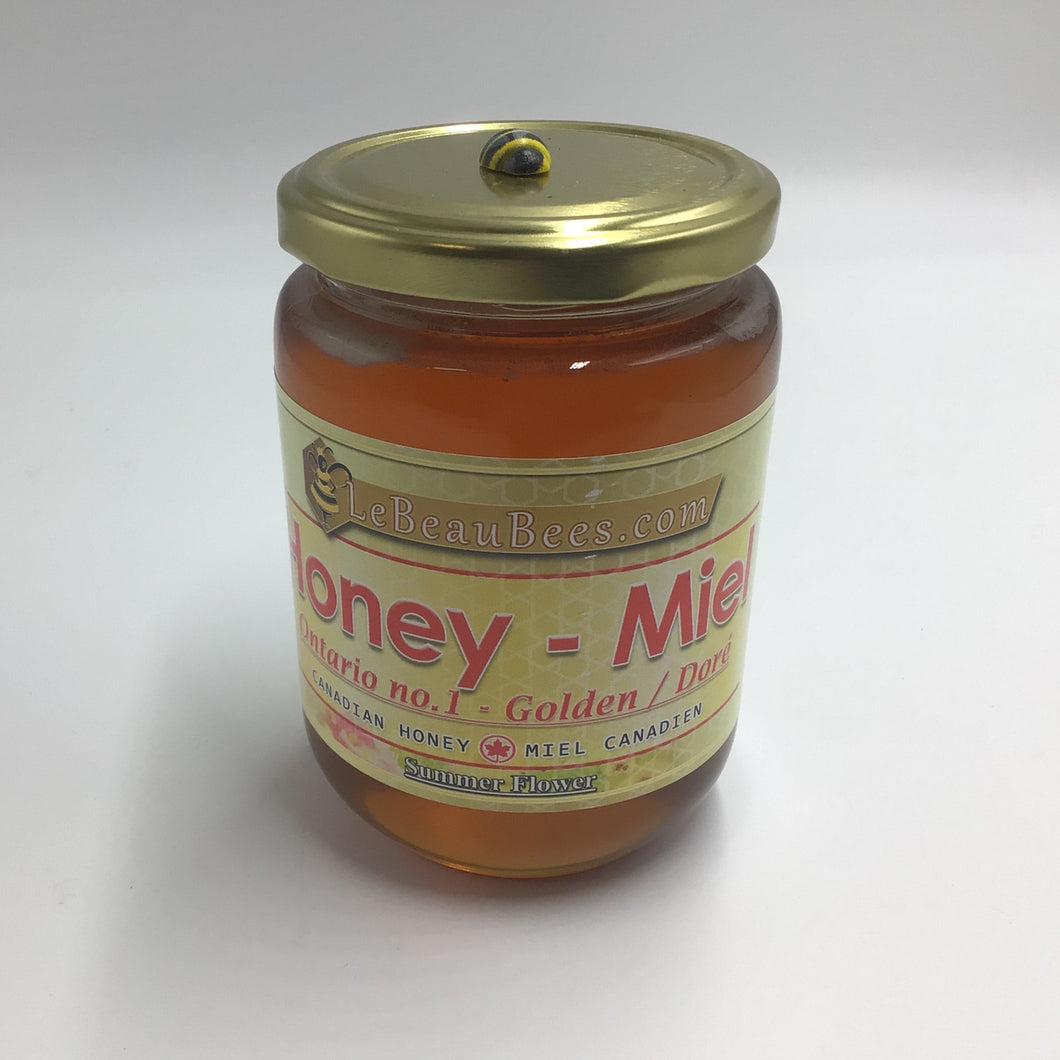 Le Beau Bees Honey - Honey Jar- Pure Local unpasteurized (500g)