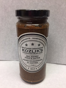 Kozlik's Balsamic Fig & Date Mustard